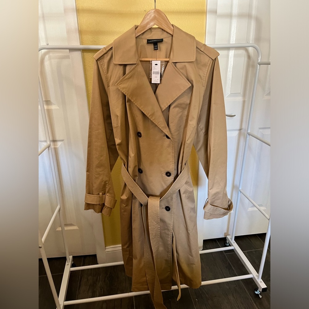 Lane Bryant NWT Khaki Trench coat